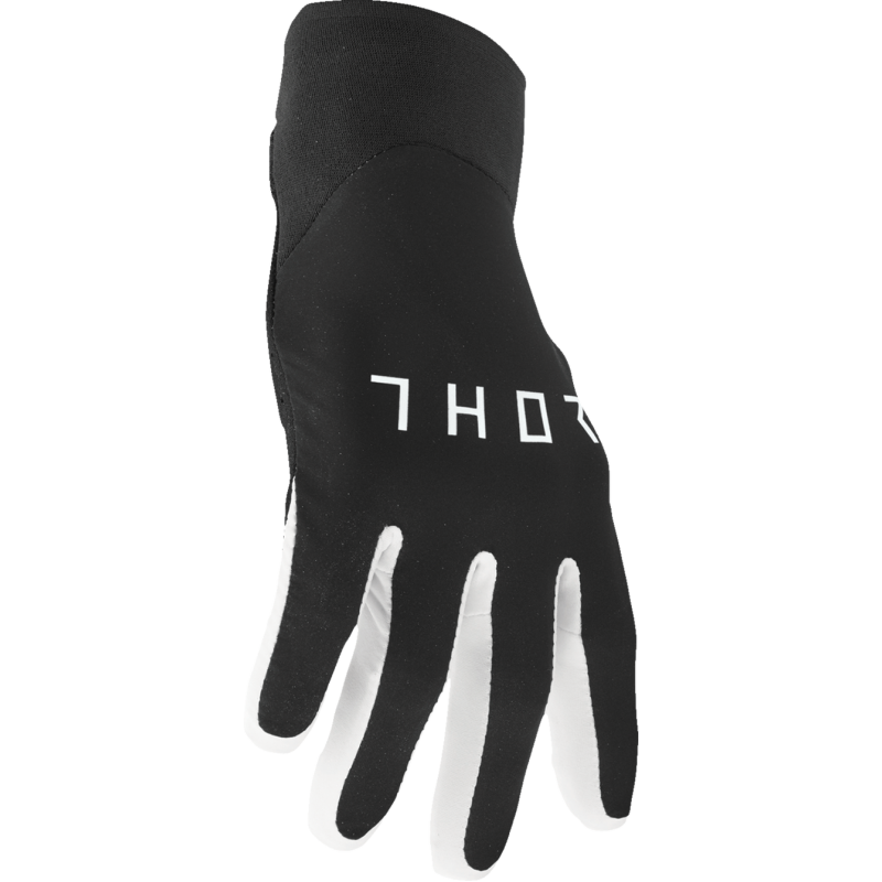 Мотокрос ръкавици THOR AGILE SOLID BLACK/WHITE