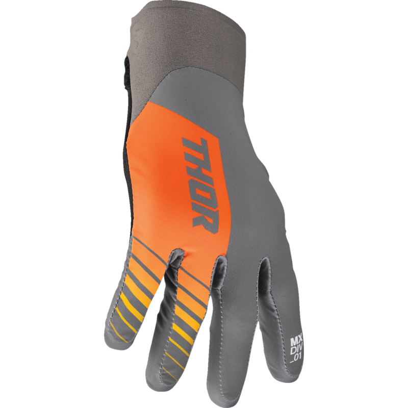 Мотокрос ръкавици THOR AGILE SOLID GRAY/ORANGE