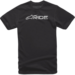 Мото тениска ALPINESTARS TEE RIDE-3.0 BLK/WT
