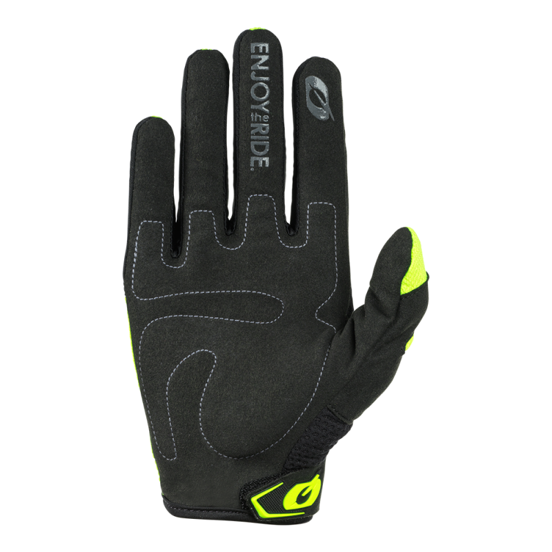 Детски мотокрос ръкавици O'NEAL ELEMENT RACEWEAR BLACK/NEON YELLOW V.24