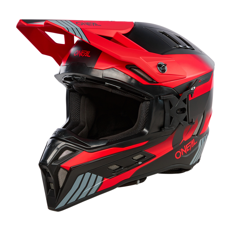 Ендуро каска O'NEAL EX-SRS HITCH BLACK/GRAY/RED V.24