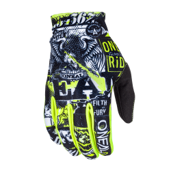 Мотокрос Ръкавици O’Neal Matrix Attack Black/Hi-Viz