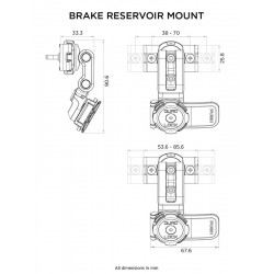 Система за монтаж QUAD LOCK Brake Reservoir Phone Mount