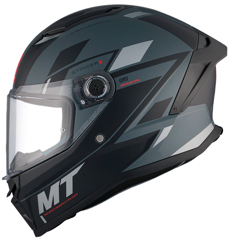 Каска MT STINGER 2 ZIVZE C2 MATT BLACK/GREY/GREEN