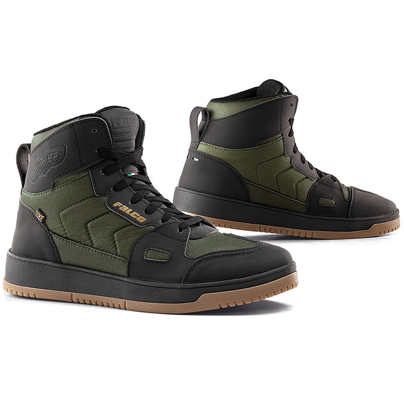 Дамски мото боти FALCO HARLEM ARMY GREEN