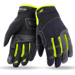 Текстилни ръкавици 70 DEGREES SUMMER URBAN BLACK/FLUO YELLOW