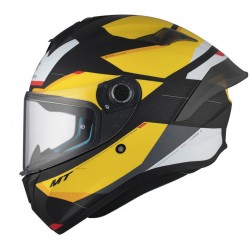 Каска MT TARGO S KAY B3 MATT BLACK/YELLOW