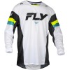 Мотокрос блуза FLY RACING Kinetic Prix- White/Black/Hi-Vis