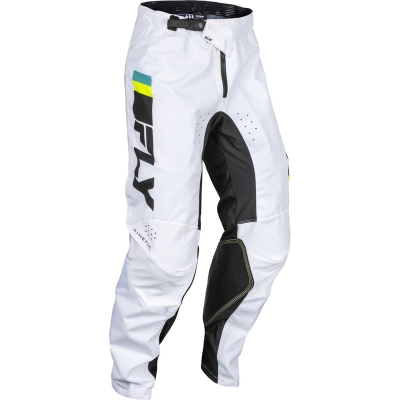 Мотокрос брич FLY RACING Kinetic Prix-White/Black/Hi-Vis