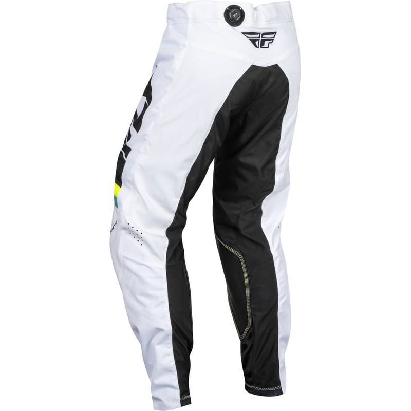 Мотокрос брич FLY RACING Kinetic Prix-White/Black/Hi-Vis