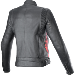 Дамско кожено яке ALPINESTARS Stella DYNO B/R