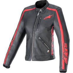 Дамско кожено яке ALPINESTARS Stella DYNO B/R
