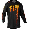 Детска мотокрос блуза FLY RACING F-16 Riding - Black/Yellow/Orange