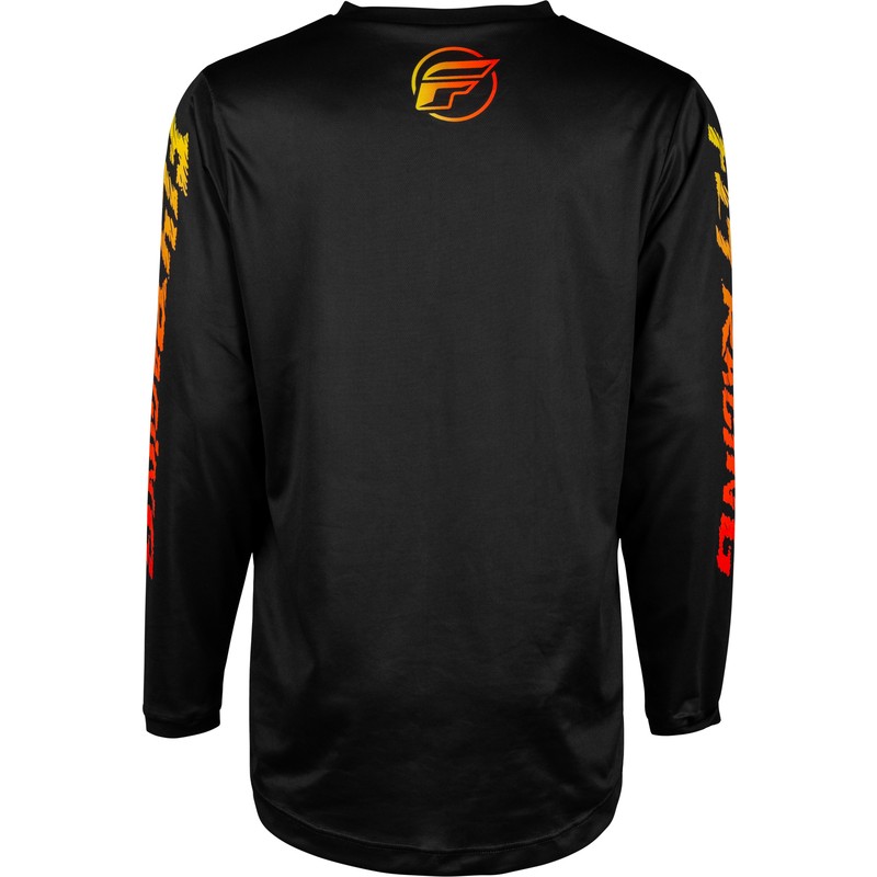 Детска мотокрос блуза FLY RACING F-16 Riding - Black/Yellow/Orange