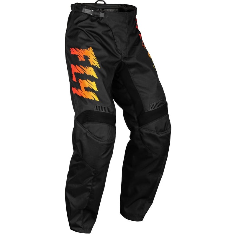 Детски мотокрос брич FLY RACING F-16 Riding- Black/Yellow/Orange