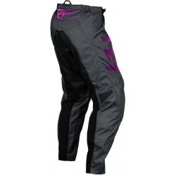 Детски мотокрос брич FLY RACING F-16 Riding- Grey/Charcoal/Pink