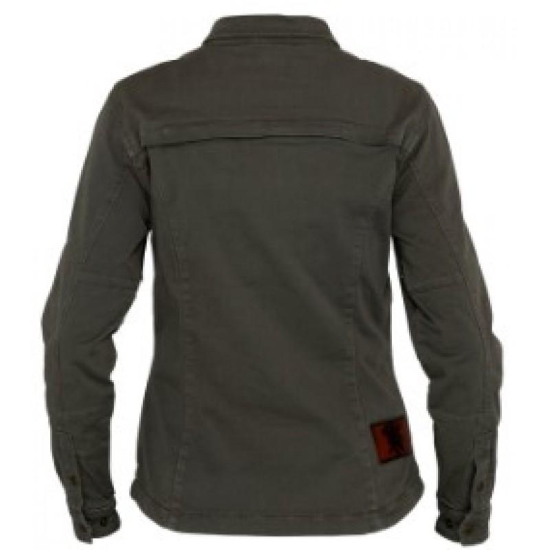 Дамска мото риза JOHN DOE MOTOSHIRT OLIVE