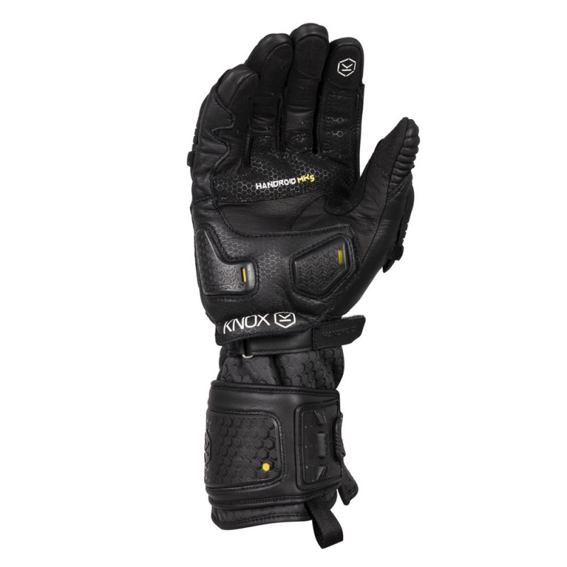 Кожени ръкавици KNOX Handroid All Black Mk5