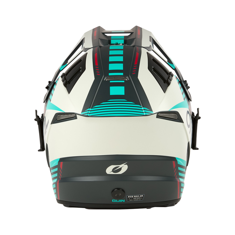Ендуро каска O'NEAL EX-SRS QUIN GRAY/TEAL