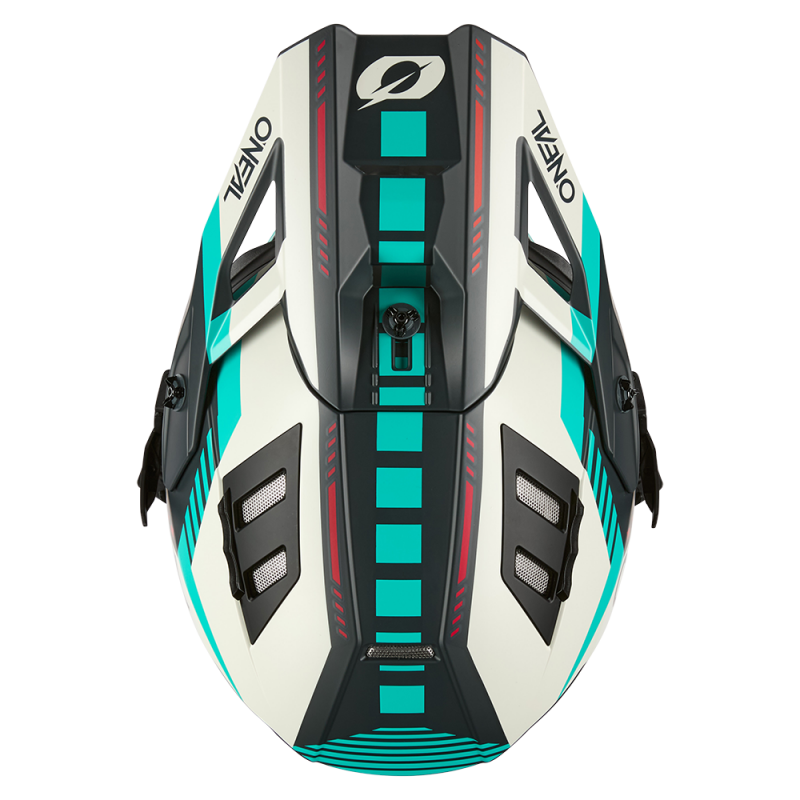 Ендуро каска O'NEAL EX-SRS QUIN GRAY/TEAL