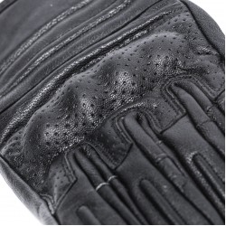 Кожени ръкавици BLACK BIKE CAFE PERFORATED