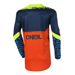 Детска мотокрос блуза O'NEAL ELEMENT SHOCKER BLUE/ORANGE V.25