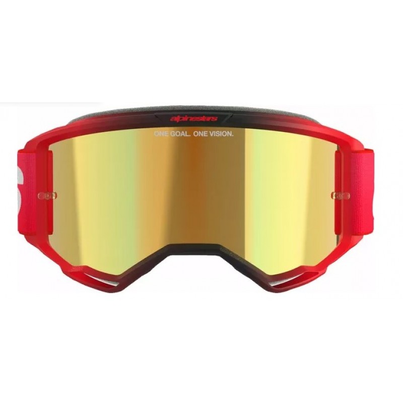 Мотокрос очила ALPINESTARS VISION 5 BLAZE RED MIRROR-GLD
