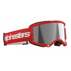 Мотокрос очила ALPINESTARS VISION 3 WORDMARK RED MIRROR-SIL
