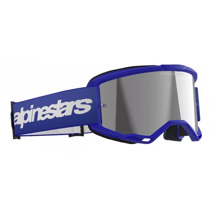 Мотокрос очила ALPINESTARS VISION 3 WORDMARK BL MIRROR-SIL