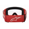 Мотокрос очила ALPINESTARS VISION 3 WORDMARK RED CLEAR