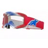 Мотокрос очила ALPINESTARS VISION 5 CORP RED/WT/BL CLEAR