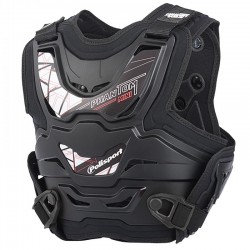 Детски гръден протектор POLISPORT Phantom Mini Black