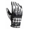Кожени ръкавици JOHN DOE TRACKER RACE LEATHER WHITE/BLACK