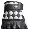 Кожени ръкавици JOHN DOE TRACKER RACE LEATHER WHITE/BLACK