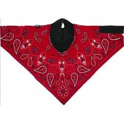 Маска за лице SPORTFLEX RED PAISLY