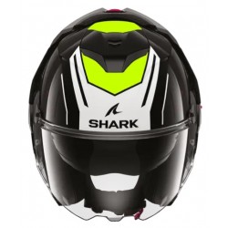 Модуларна каска SHARK OXO RYDGER Black White Yellow
