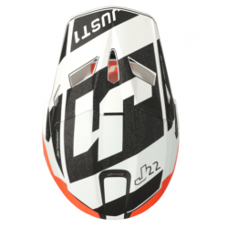 Mотокрос каска Just1 J-22 C Adrenaline Orange/Carbon Matt
