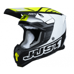 Mотокрос каска Just1 J-22 F Dynamo Fluo Yellow/White/Black