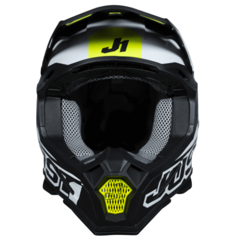 Mотокрос каска Just1 J-22 F Dynamo Fluo Yellow/White/Black