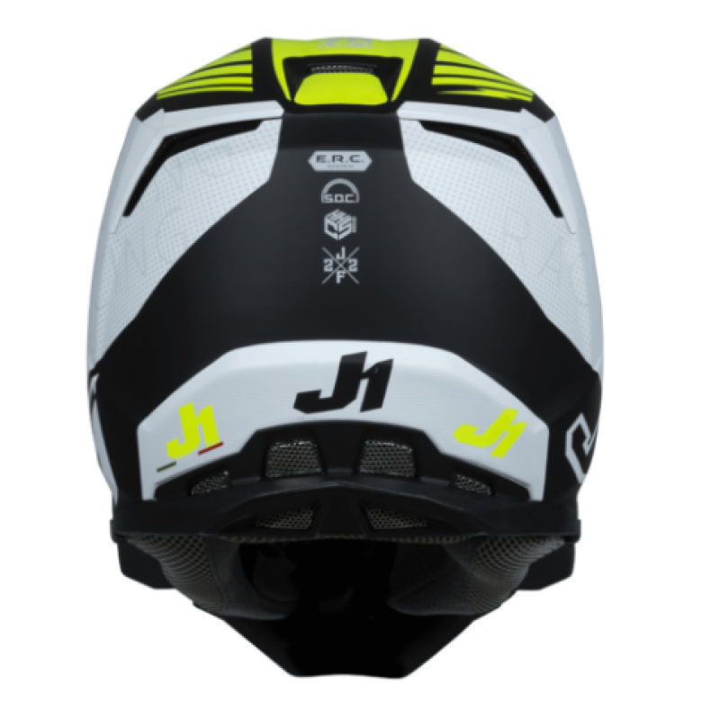 Mотокрос каска Just1 J-22 F Dynamo Fluo Yellow/White/Black