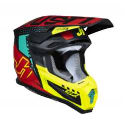 Mотокрос каска Just1 J-22 F Falcon Fluo Red/Yellow/Black