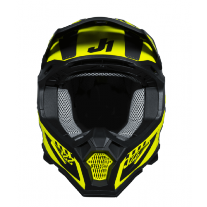 Mотокрос каска Just1 J-22 F Falcon Titanium/Black/Fluo Yellow