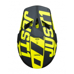 Mотокрос каска Just1 J-22 F Falcon Titanium/Black/Fluo Yellow