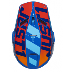 Mотокрос каска Just1 J-22 F Falcon Orange/Blue
