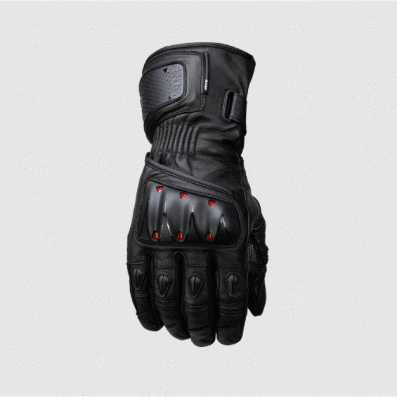Кожени ръкавици KNOX Oulton MK2 – Black/Red