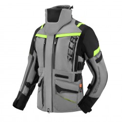 Дамско текстилно яке SECA ARRAKIS III TITANIUM/NEON YELLOW
