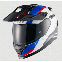 Адвенчър каска NEXX  Y.TRAVL QUEST WHITE/BLUE/RED