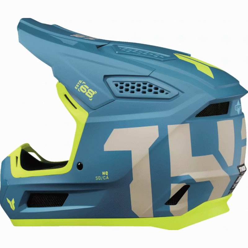 Мотокрос каска THOR FLEET FORGE BLUE
