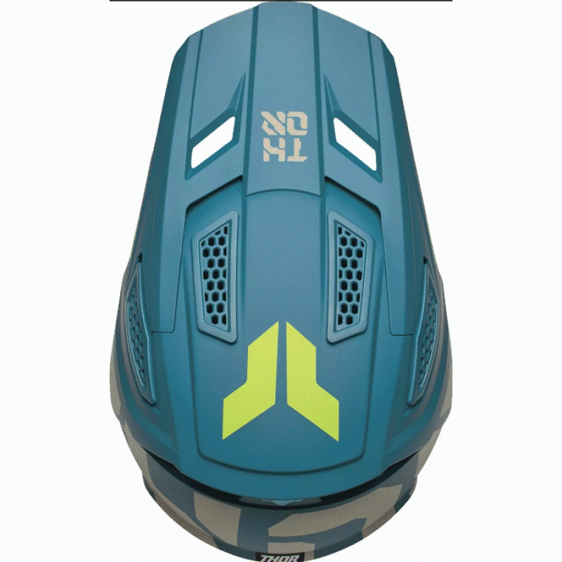 Мотокрос каска THOR FLEET FORGE BLUE