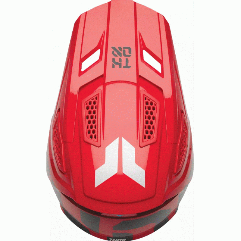 Мотокрос каска THOR FLEET FORGE RED